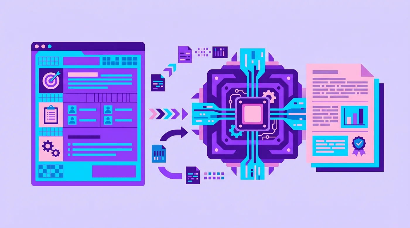 A context-rich prompt structure turning into high-quality AI output