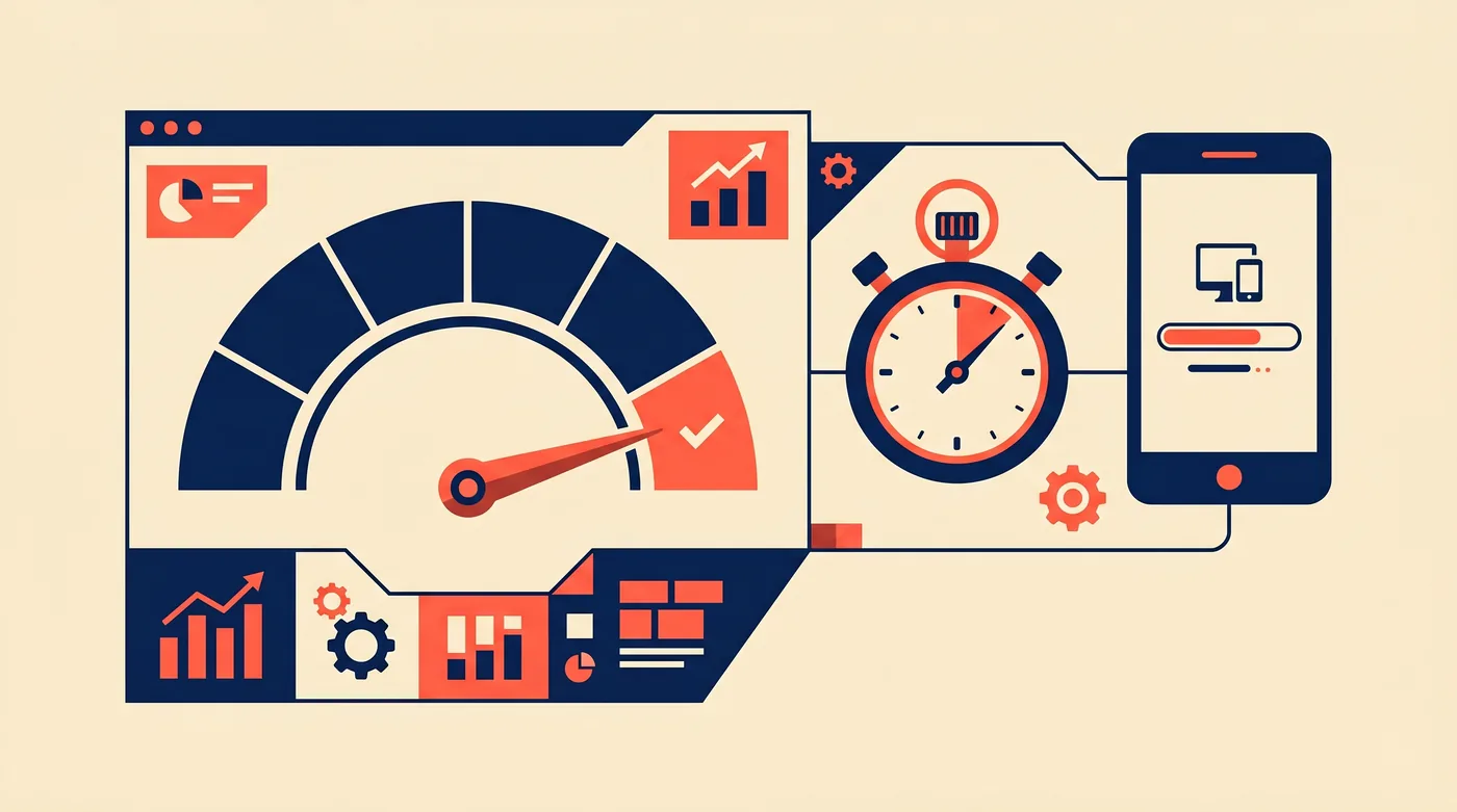 A technical SEO dashboard tracking the ranking impact of Core Web Vitals metrics